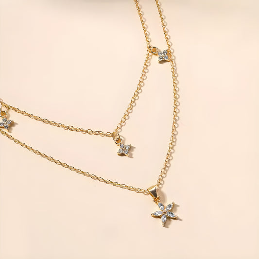 STARY GOLD NECKLACE