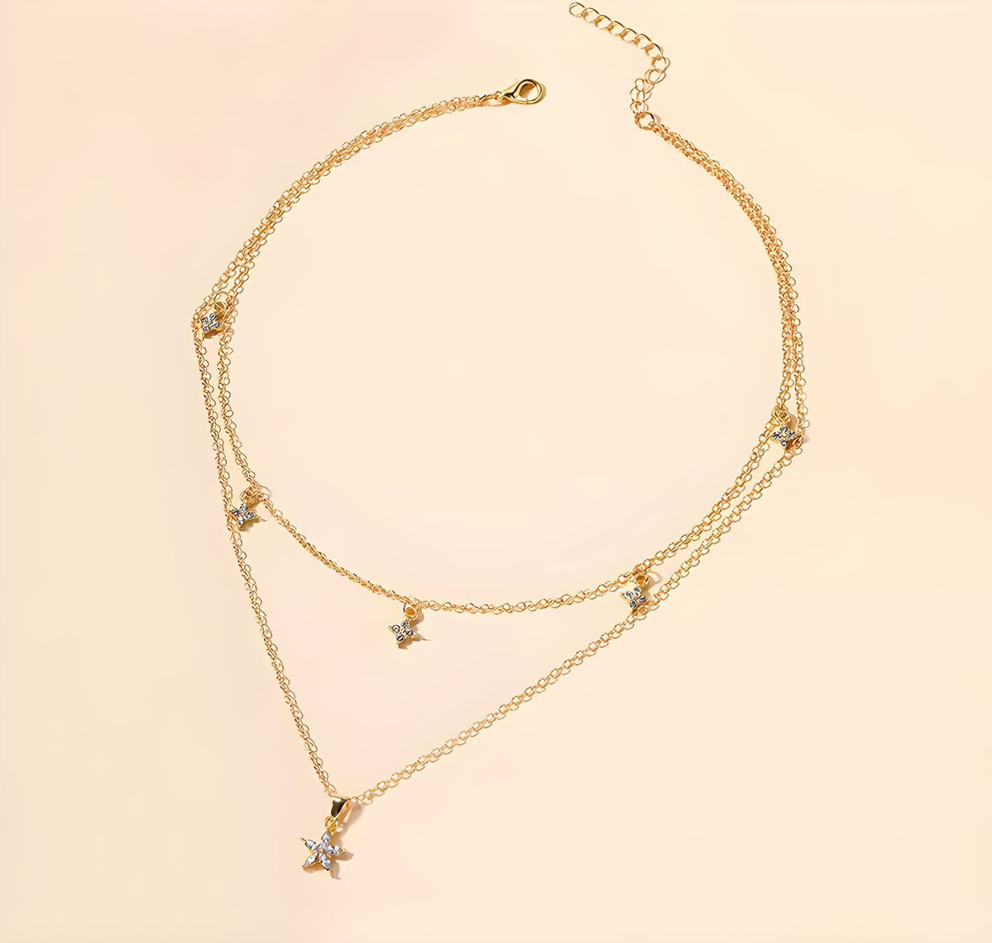 STARY GOLD NECKLACE
