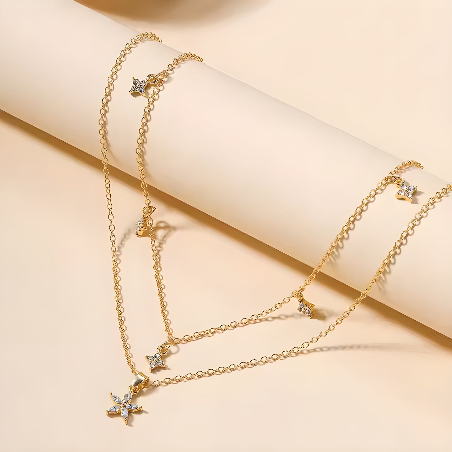STARY GOLD NECKLACE