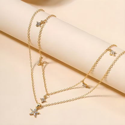 STARY GOLD NECKLACE