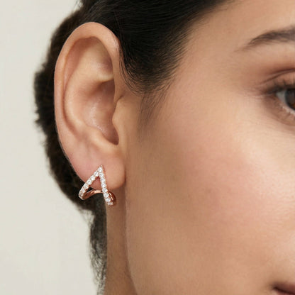 BLUSH ARC EARRING