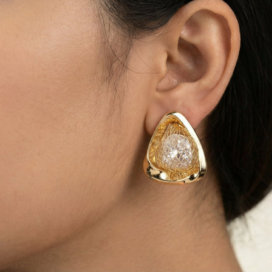 SOLARIA MESH EARRINGS