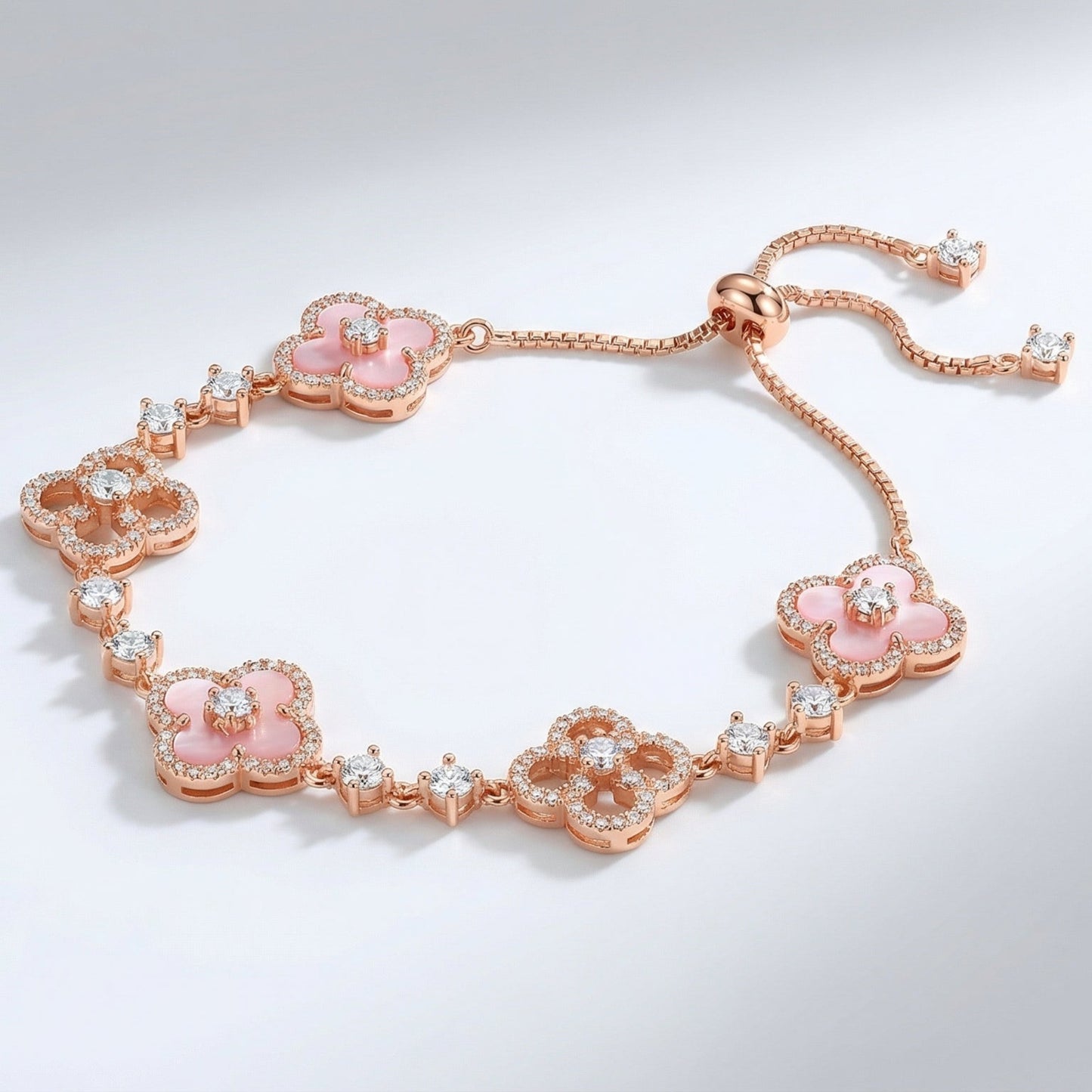 SAKURA PINK CLEEF BRACELET