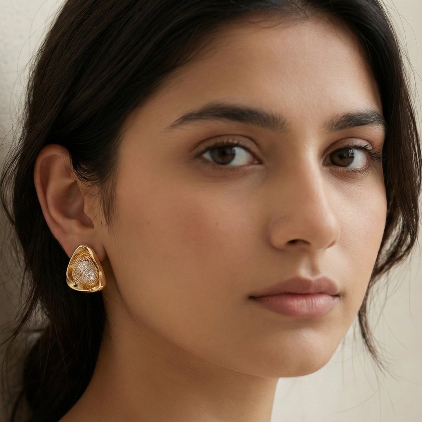 SOLARIA MESH EARRINGS