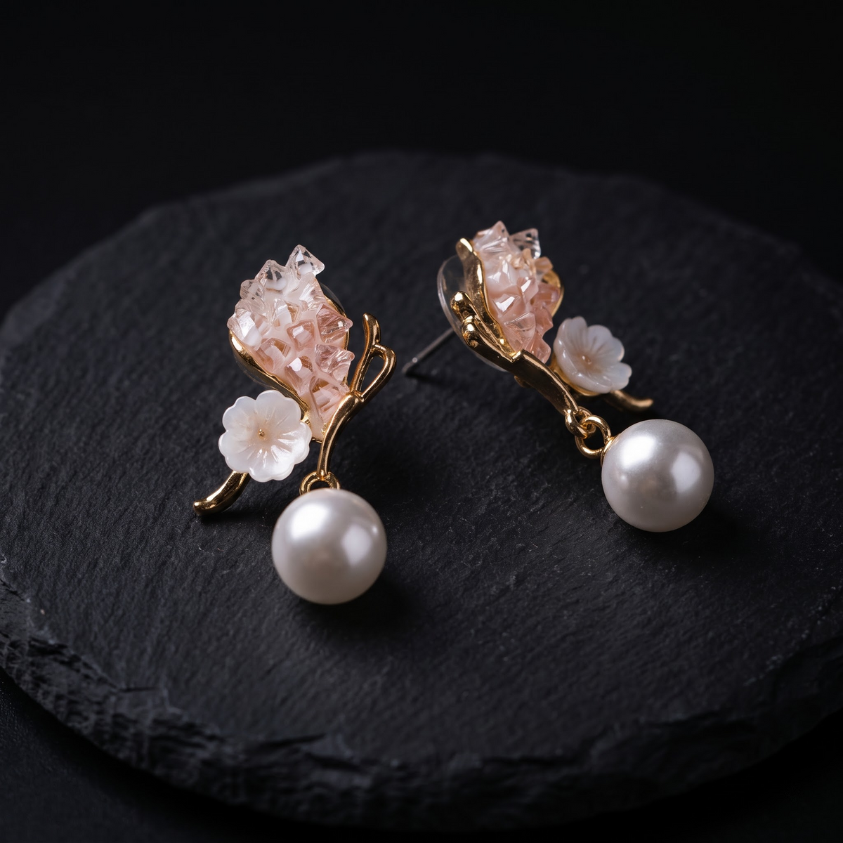 PEARL BLOSSOM EARRINGS