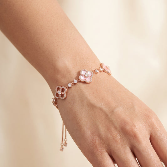 SAKURA PINK CLEEF BRACELET