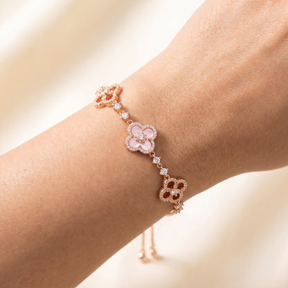 SAKURA PINK CLEEF BRACELET